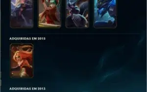 CONTA DE LEAGUE OF LEGENDS 2013 LVL 150 35 SKINS