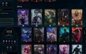 Conta De Lol Com Mais De 150 Skins!!!