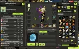 Dofus Touch eni lv 191 scrolada server brutas