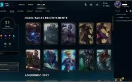 Conta [Borda diamond] League of Legends level 60