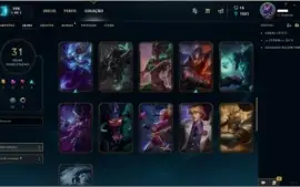 Conta [Borda diamond] League of Legends level 60