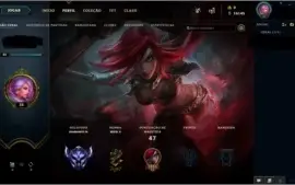 CONTA DIAMANTE LOL ZERADA