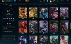 Mestre com TODOS os Champs e 65 Skins +1 Prestigio