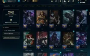 Mestre com TODOS os Champs e 65 Skins +1 Prestigio