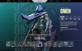 conta valorant com algumas skins