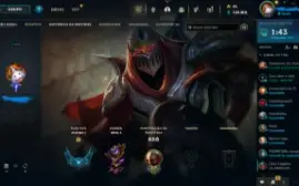 vendo conta lol 99 skins platina3