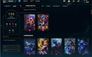 Conta prata 3 com TODOS os champs e 120 Skins