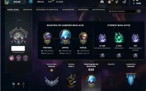Conta prata 3 com TODOS os champs e 120 Skins