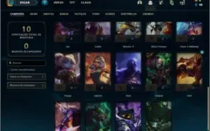 Conta ouro 4 com 2 skins e 28  champs