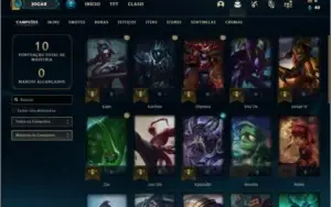 Conta ouro 4 com 2 skins e 28  champs