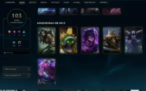 Conta League Of Legends Com Rammus Rei + Vitoriosas