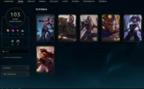 Conta League Of Legends Com Rammus Rei + Vitoriosas
