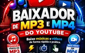 Baixador MP3 e Mp4 Youtube - Entrega Automática