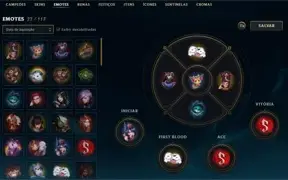Conta Diamante 4 (D4) (upada a mão) duas skins vitoriosas