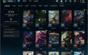 Conta prata 4 com 80 skins e 100 champs ( MAIN TOP / JG )