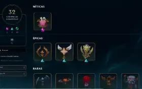 Conta League of legends 10 anos+
