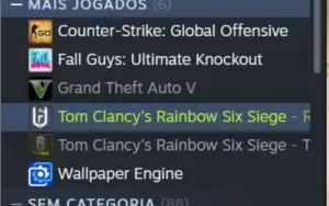 CONTA DE STEAM E UPLAY,RAINBOW SIX,CS GO,GTA,THE CREW 2