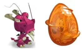 Draguna Rosa APRIMORADO + Dofus Cenouwa (Helioboros)