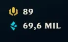 Conta Nivel 538, Plat 2 , 848 skins e 259 cromas.