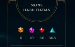 Conta Nivel 538, Plat 2 , 848 skins e 259 cromas.