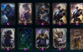 Conta Nivel 538, Plat 2 , 848 skins e 259 cromas.