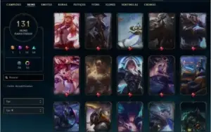 CONTA LOL LEAGUE OF LEGENDS MUITAS SKINS 14K ESSENCIA LVL431