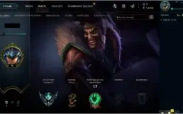 Conta de lol platina 4 // 14K EA