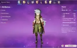 GENSHIN IMPACT / AR 21+ QIQI E RAZOR LVL 40