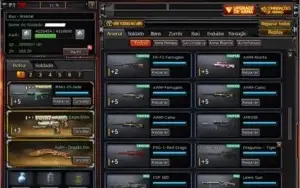Conta Crossfire BR 8 VIPS 50 MNZP TODAS AS MNGP