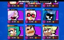 Conta brawl stars 26mil troféus e 61 brawlers