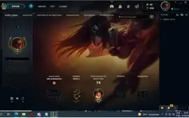 Conta antiga skins vitoriosas Graves/Aatrox/Lucian