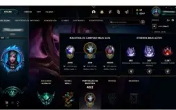 Conta league of legends - Plat 4 - ADC/SUP !