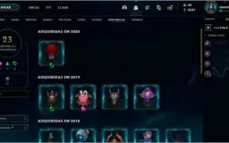 Conta league of legends - Plat 4 - ADC/SUP !