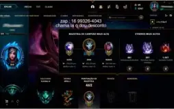 Conta league of legends - Plat 4 - ADC/SUP !