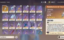 Ar51 Scaramouche+bis+nahida+mona c1+qiqi e banner garantido