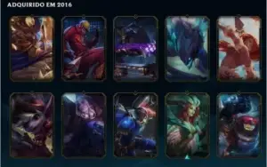 Conta platina 4 ex diamante com skins maravilhosas