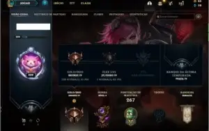 Conta Bronze 4 AFUNDADA Com Skins raras