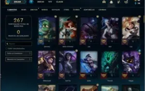 Conta Bronze 4 AFUNDADA Com Skins raras