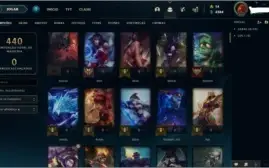 Conta LOL Platina season 2021  Level 211