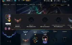 Bronze 1 com 65 Champs e 18 Skins +3 Fragmentos
