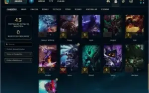 Conta Diamante 4 de League of Legends barata