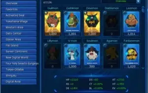 Conta Digimon Masters Online - EndGame - Barbamon - DMO/GDMO