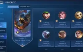 CONTA BARATINHA COM MUITAS SKINS E HÉROIS