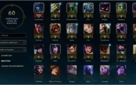 Conta de Lol Ouro IV, 6 Skins e 27 Champs
