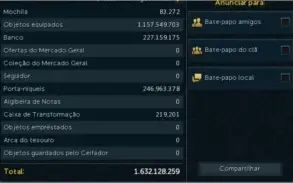 CONTA TOP 1.6BI + 120 RANGED
