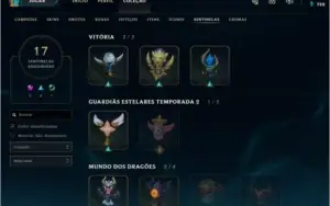Conta league of legends com 138 skins e todos os champions