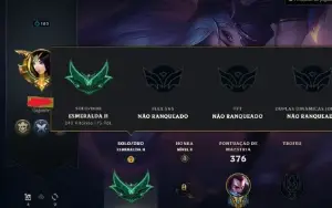 Conta esmeralda 2, nível 184, 65 skins e 17 cromas!