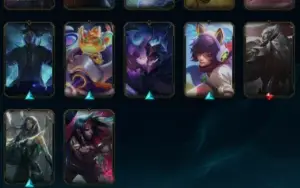 Conta esmeralda 2, nível 184, 65 skins e 17 cromas!