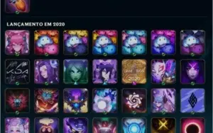 Conta league of legends 75Champions 44Skins 139Icones
