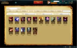 SMURF DE LOL *15 Campeões e 3 skins